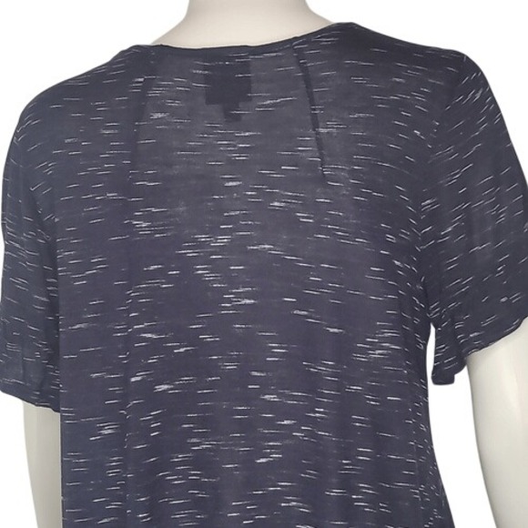 Bobeau Blue & White Short Sleeve Top - Picture 7 of 11